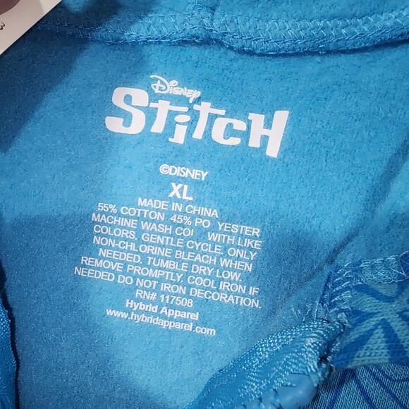 Disney stitch women's blue XL hoodie - Picture 3 of 6